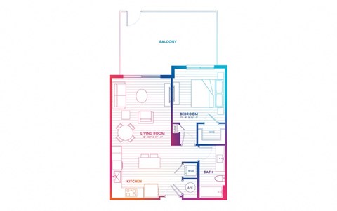 blueprint of a floor plan of a house